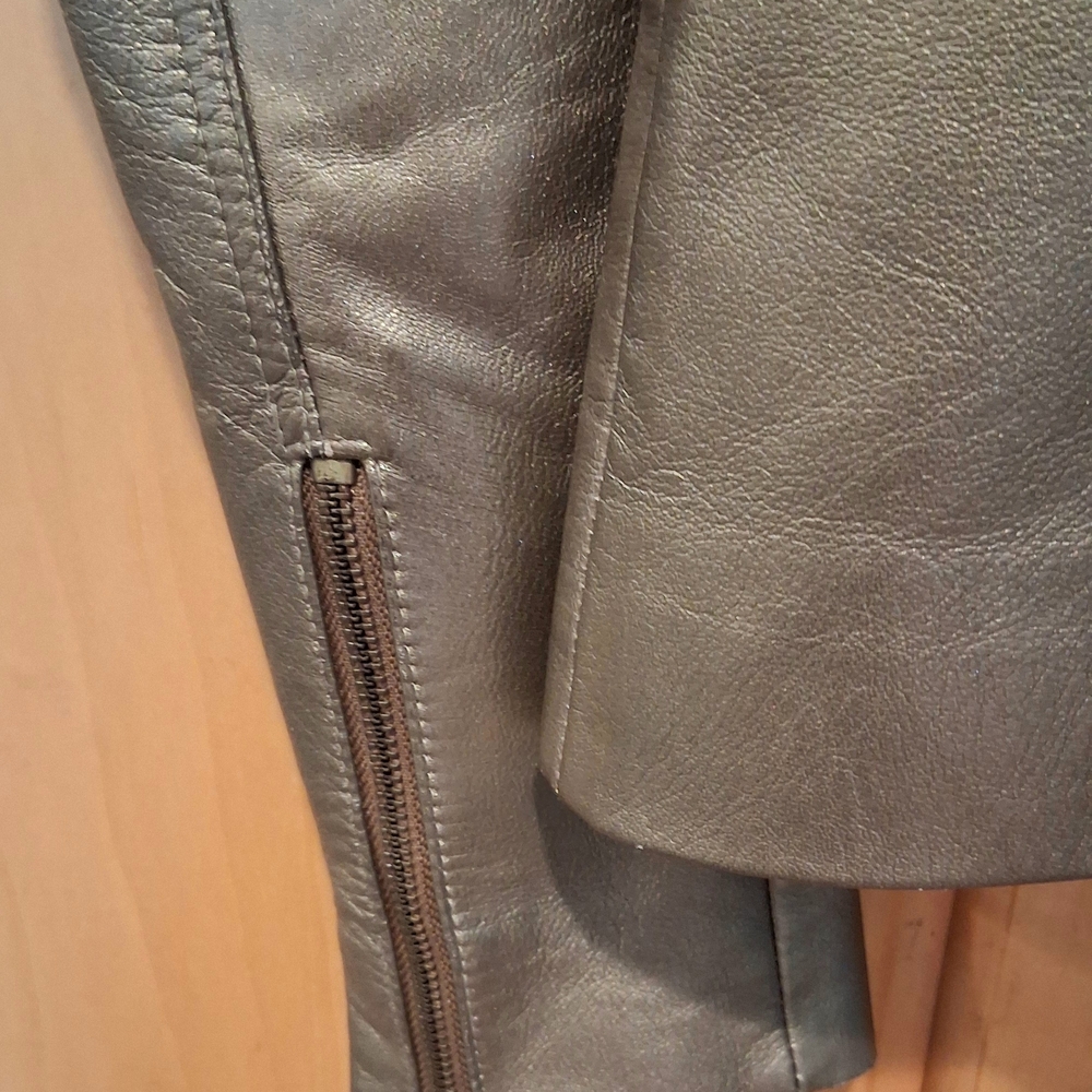 Cache Fur Collar Leather Jacket - image 6